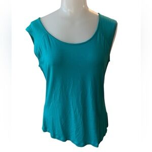 Carlisle Collection Teal Sleeveless Top